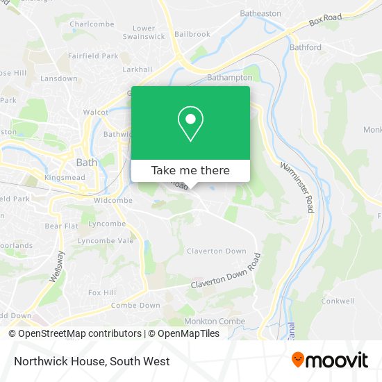 Northwick House map