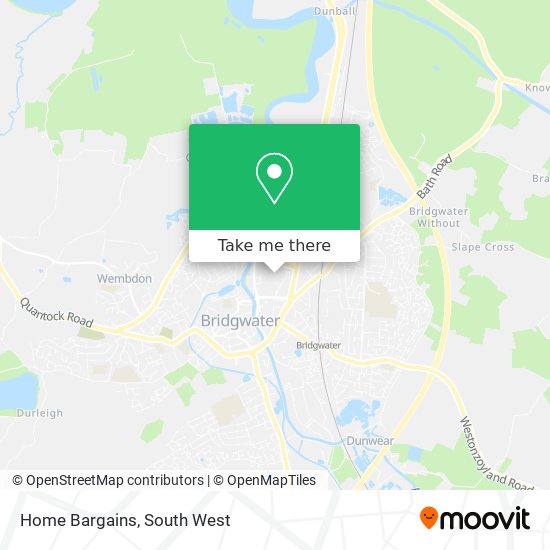 Home Bargains map