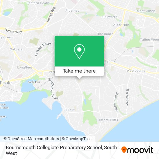 Bournemouth Collegiate Preparatory School map