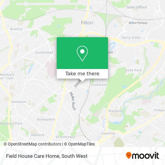 Field House Care Home map