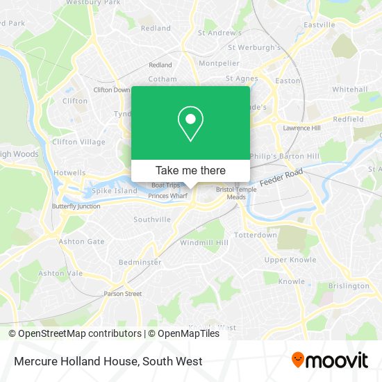 Mercure Holland House map