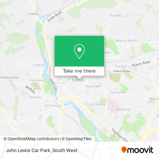 John Lewis Car Park map