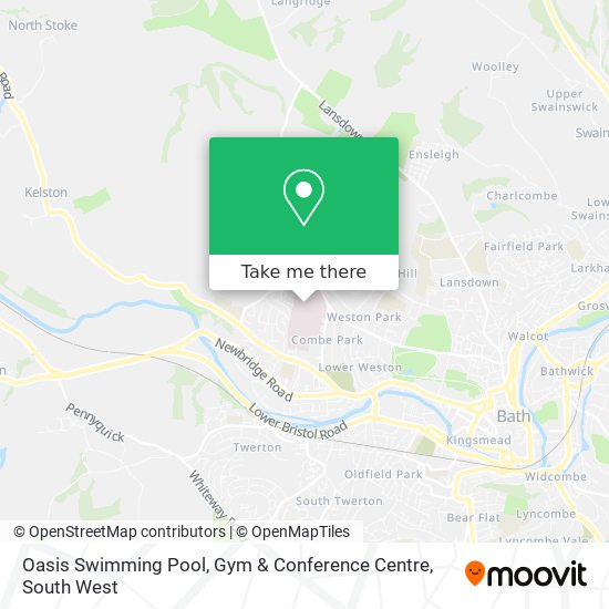 Oasis Swimming Pool, Gym & Conference Centre map