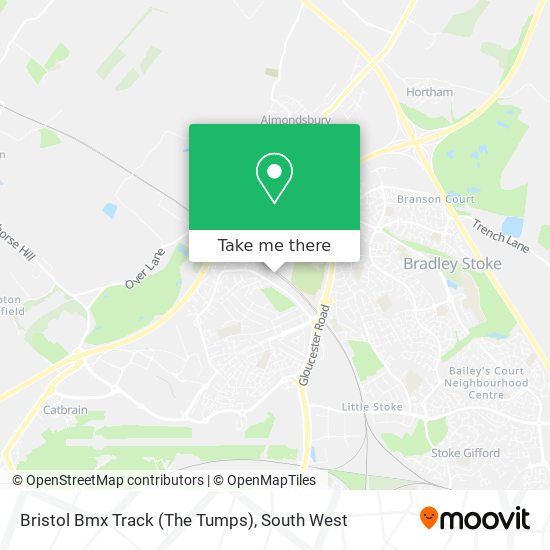 Bristol Bmx Track (The Tumps) map