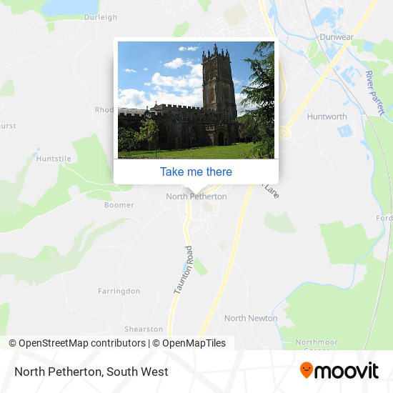 North Petherton map