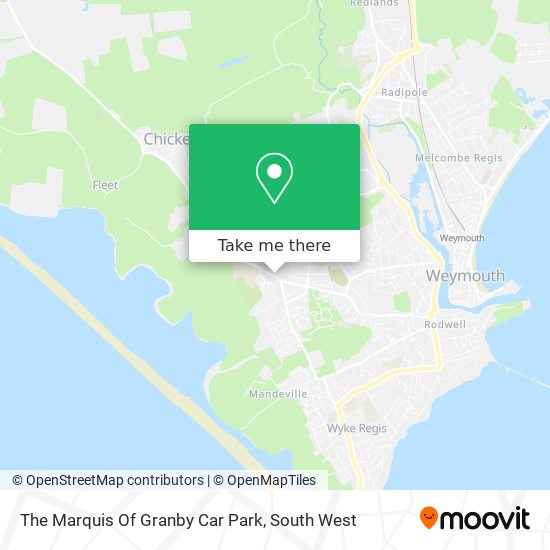 The Marquis Of Granby Car Park map