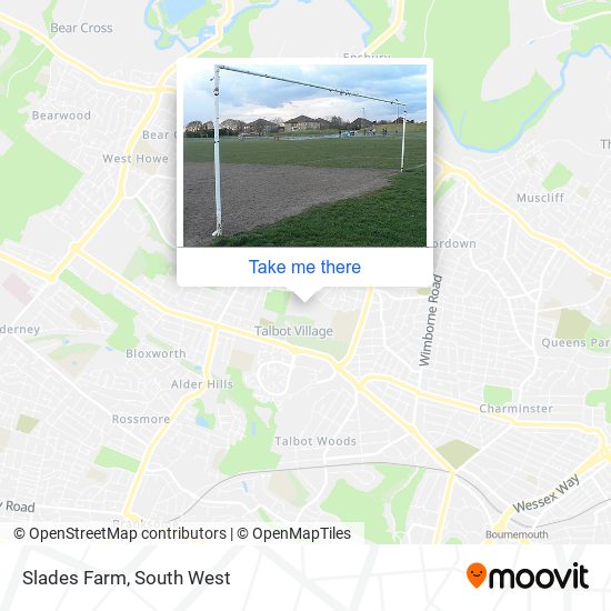 Slades Farm map