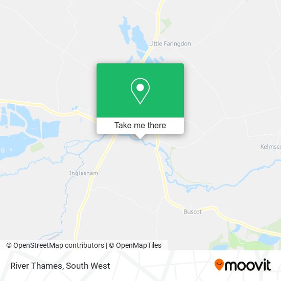 River Thames map