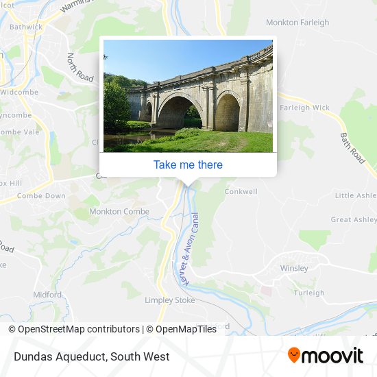 Dundas Aqueduct map