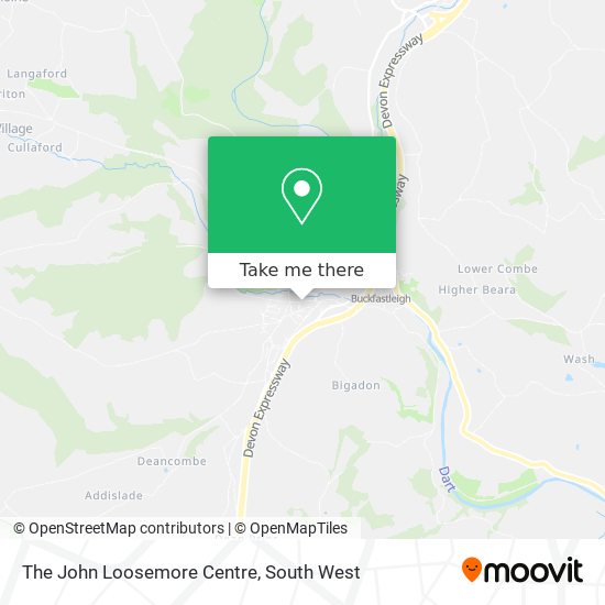 The John Loosemore Centre map