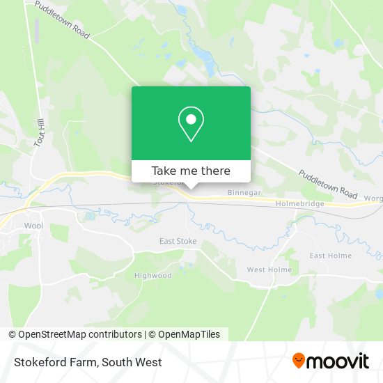 Stokeford Farm map