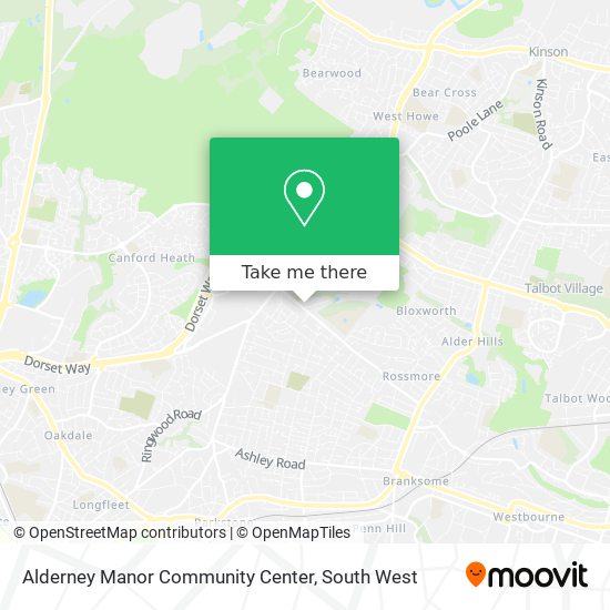 Alderney Manor Community Center map