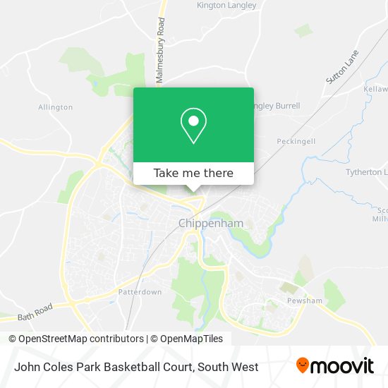 John Coles Park Basketball Court map