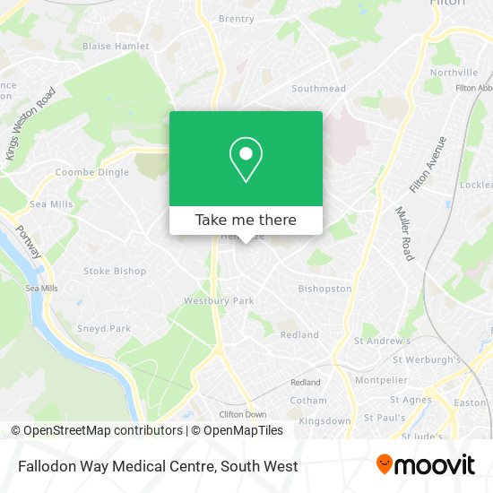 Fallodon Way Medical Centre map