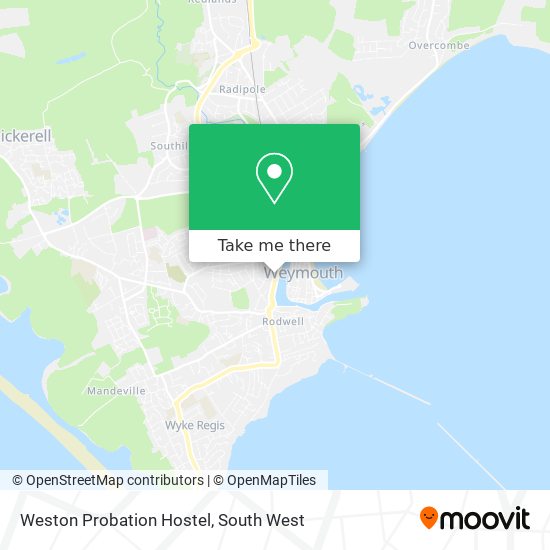 Weston Probation Hostel map