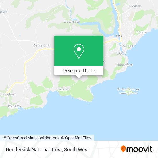 Hendersick National Trust map