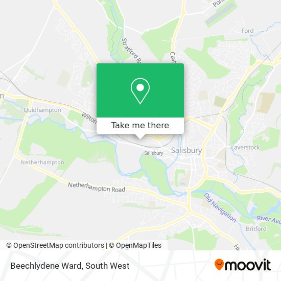 Beechlydene Ward map