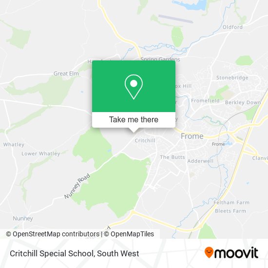 Critchill Special School map