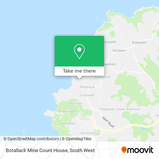 Botallack Mine Count House map