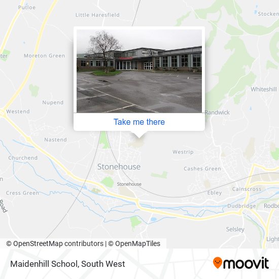 Maidenhill School map