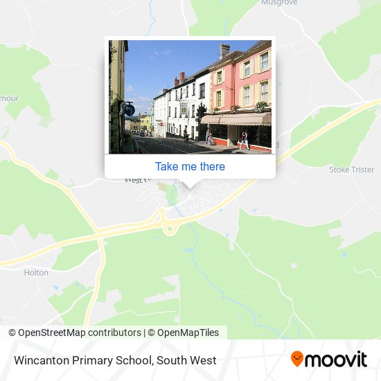 Wincanton Primary School map