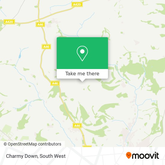 Charmy Down map