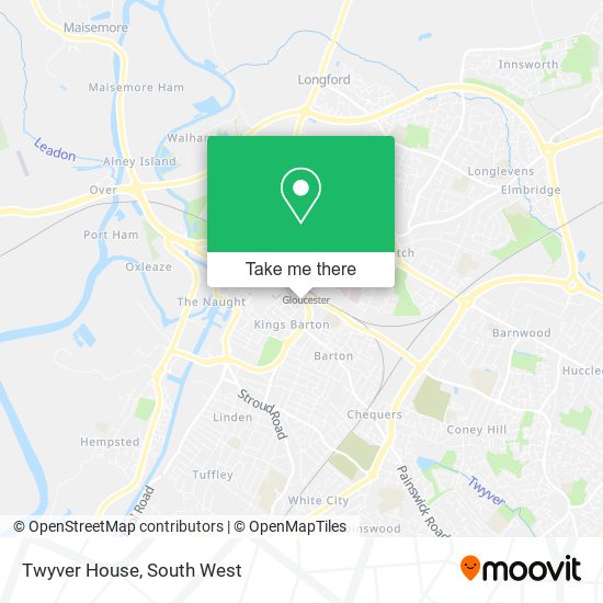 Twyver House map