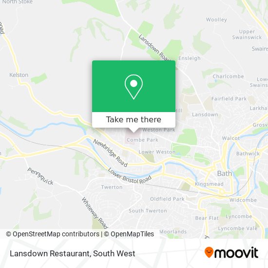 Lansdown Restaurant map