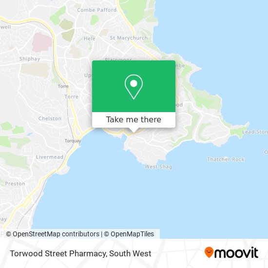 Torwood Street Pharmacy map
