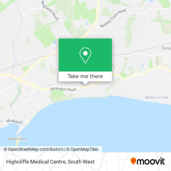 Highcliffe Medical Centre map
