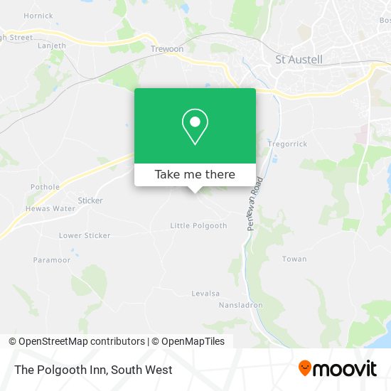 The Polgooth Inn map