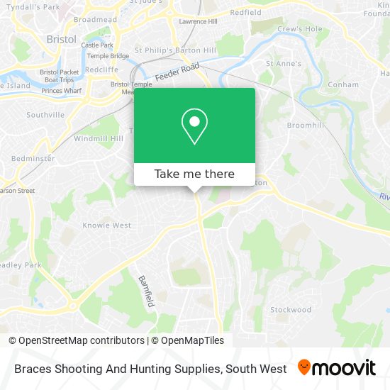 Braces Shooting And Hunting Supplies map