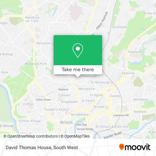 David Thomas House map