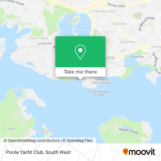 Poole Yacht Club map