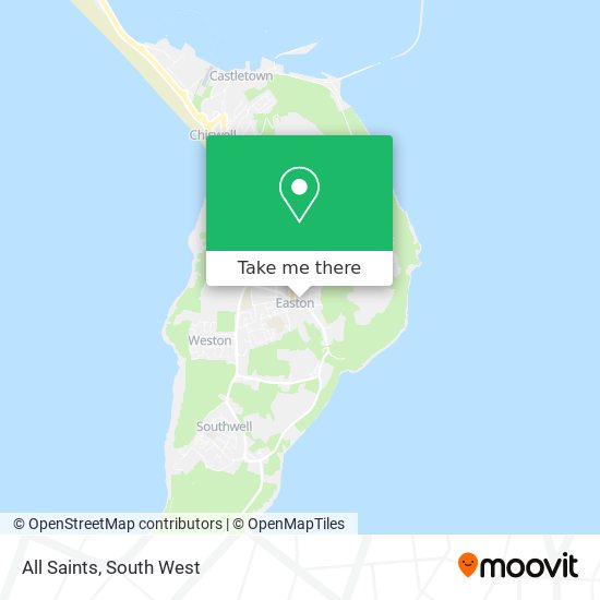 All Saints map