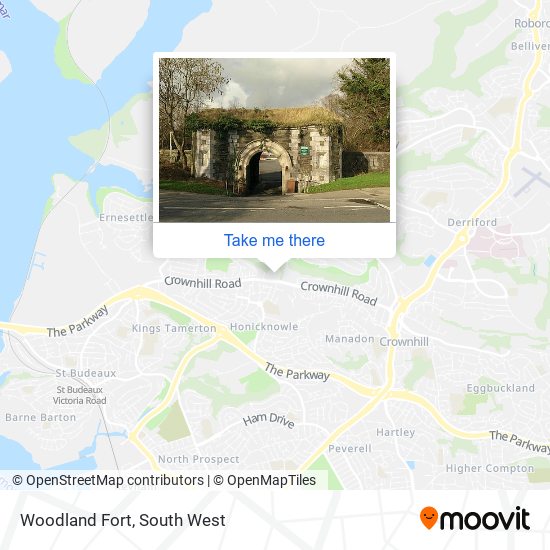 Woodland Fort map