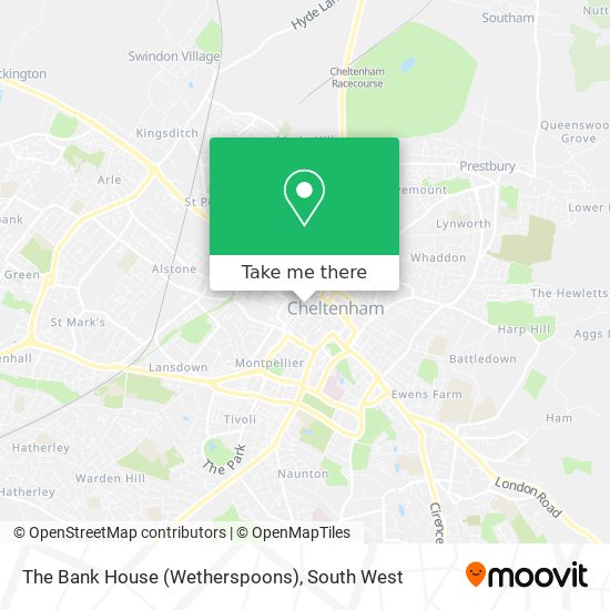 The Bank House (Wetherspoons) map