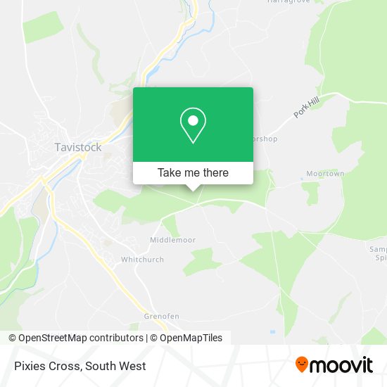 Pixies Cross map