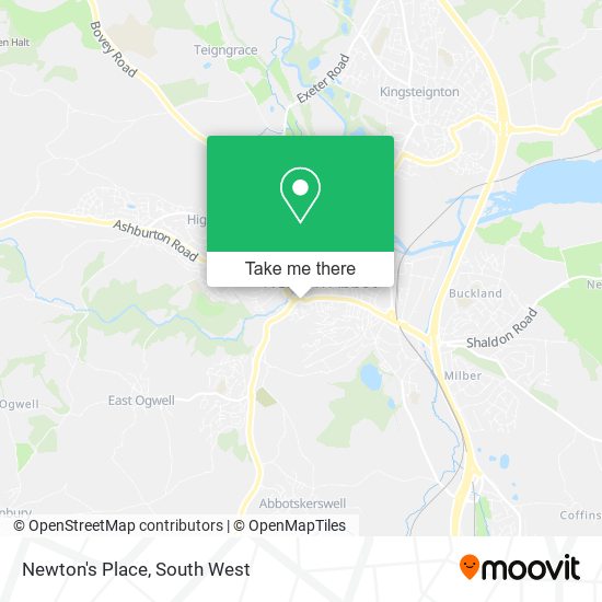 Newton's Place map