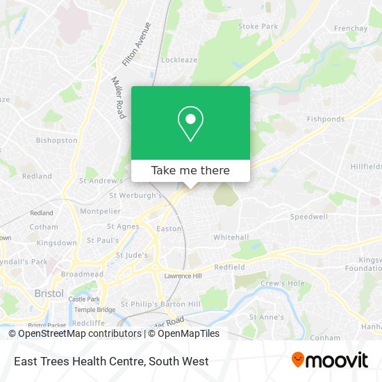 East Trees Health Centre map