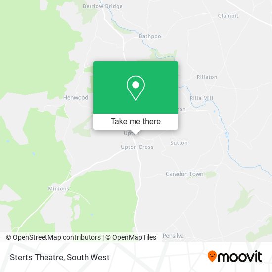 Sterts Theatre map