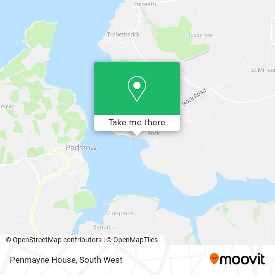 Penmayne House map