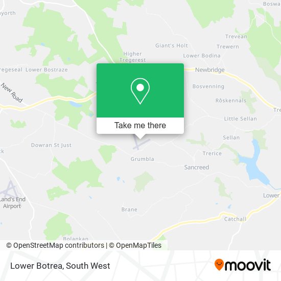 Lower Botrea map