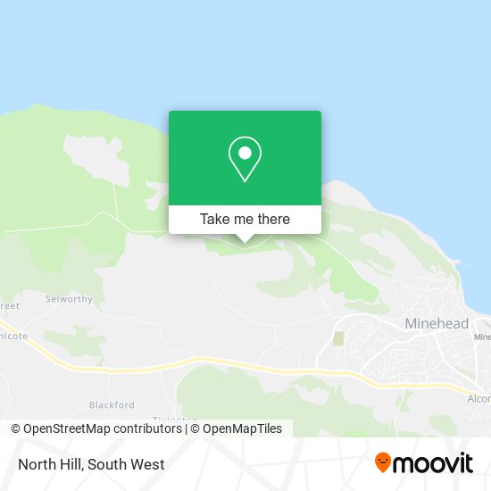 North Hill map