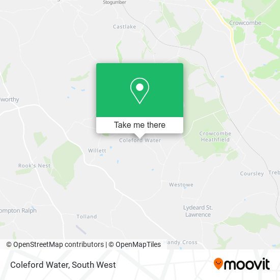 Coleford Water map