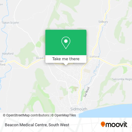 Beacon Medical Centre map