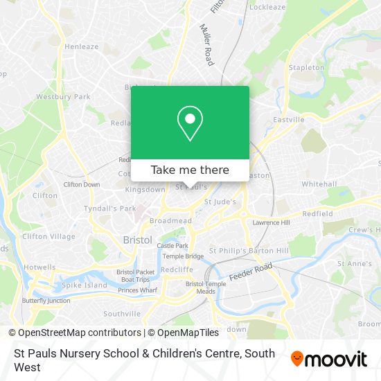 St Pauls Nursery School & Children's Centre map