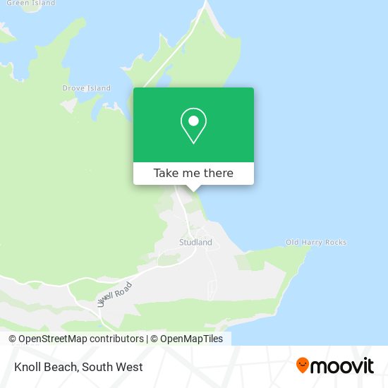 Knoll Beach map