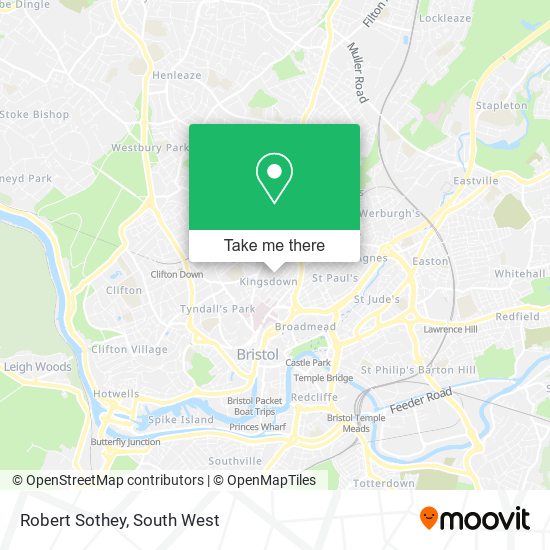 Robert Sothey map
