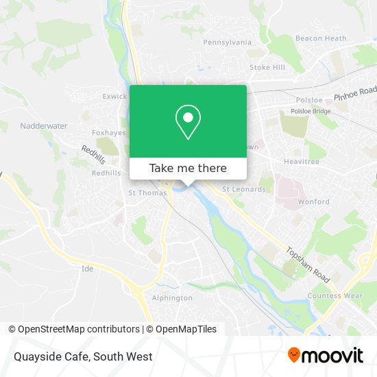 Quayside Cafe map